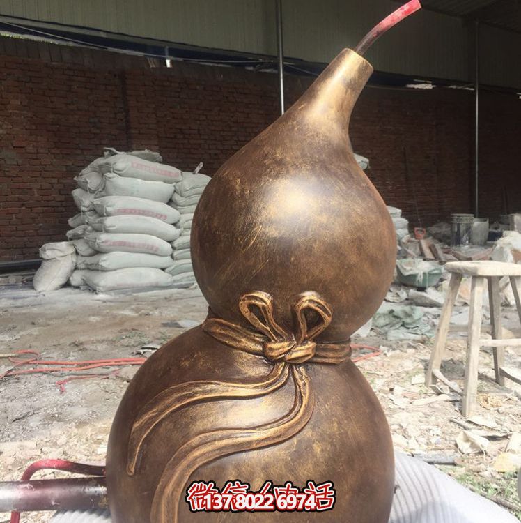 萬用銅雕葫蘆，集家居裝飾、鎮(zhèn)宅辟邪、雕塑藝術(shù)于一體
