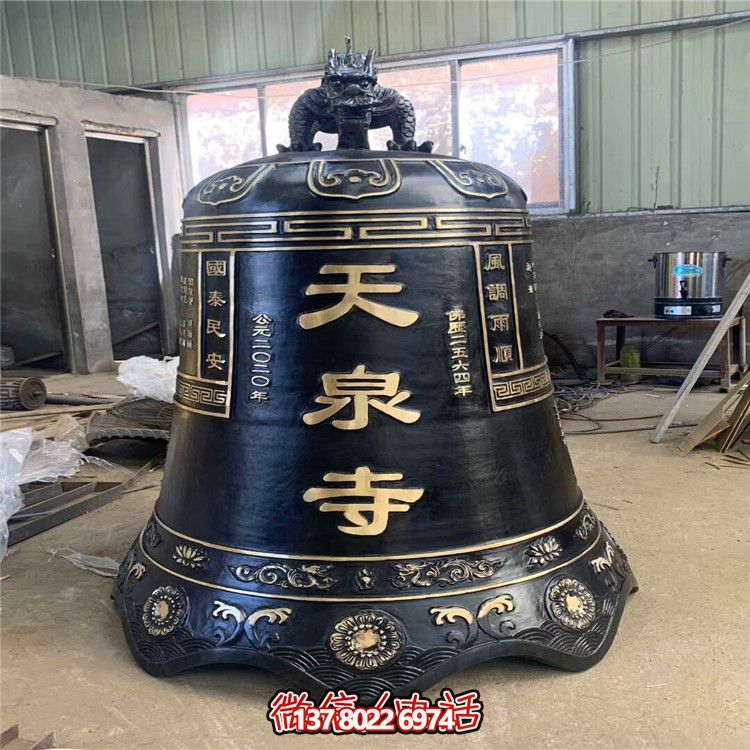 天泉青銅掛鐘雕塑傳承古老文化，鑄就精美藝術(shù)品