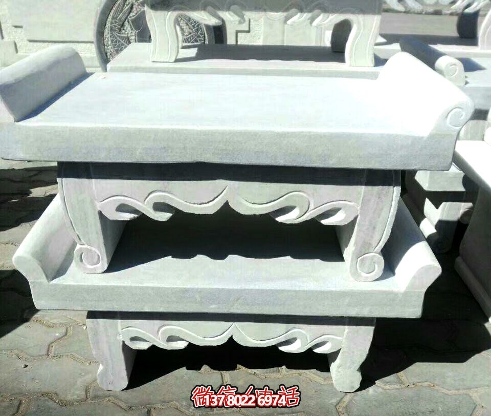漢白玉佛像供桌，裝點景區(qū)寺院