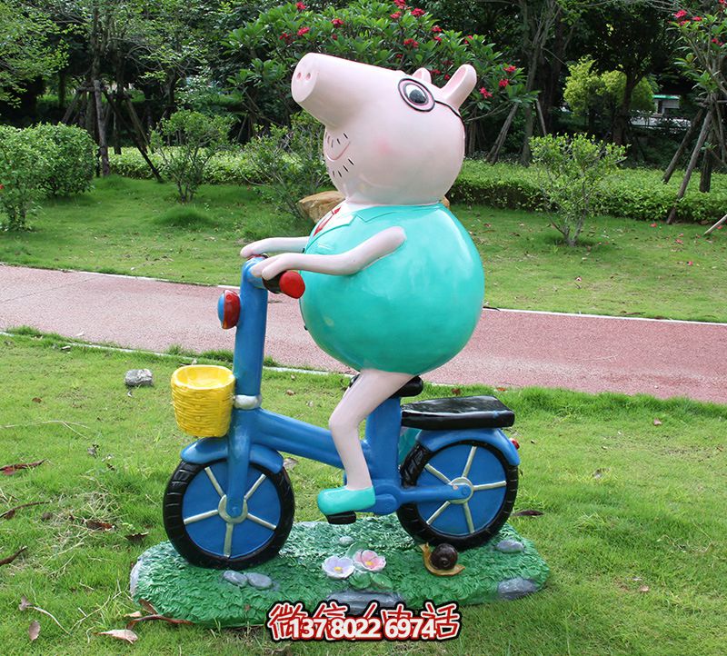 玻璃鋼雕塑裝置，點(diǎn)綴公園景觀