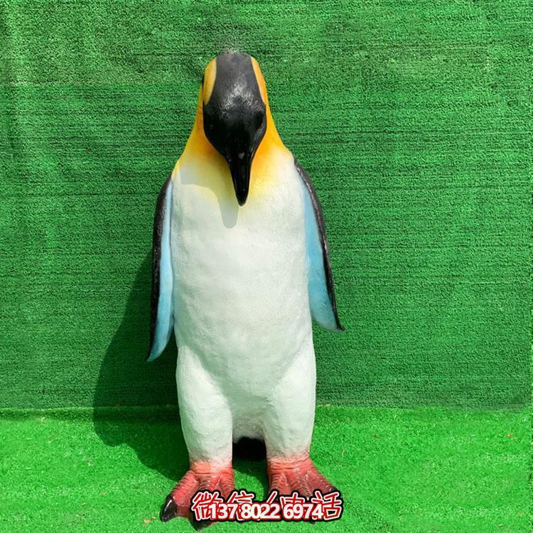 仿真企鵝雕塑，玻璃鋼制作
