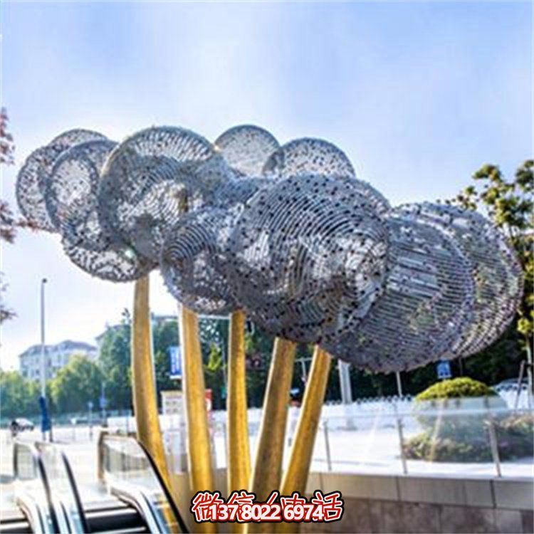 不銹鋼雕塑，點綴城市地標(biāo)，為建筑、園林、廣場、景觀增添獨特魅力