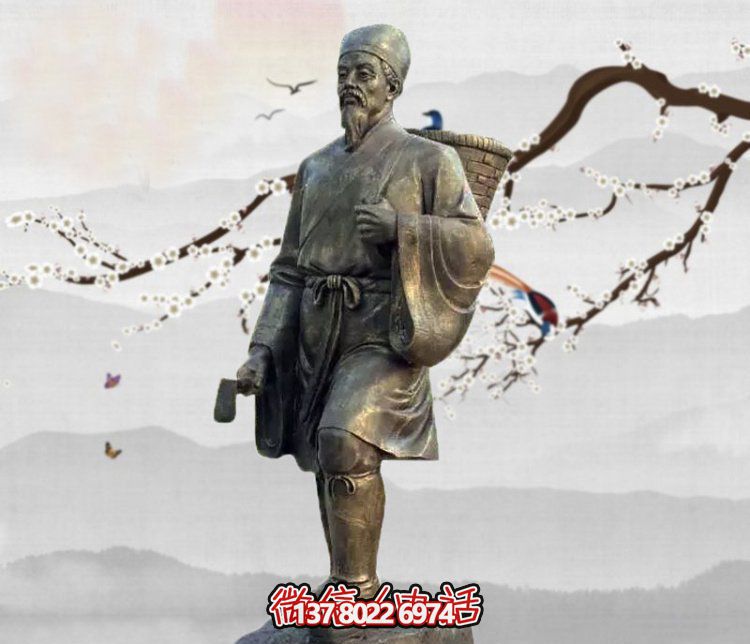 雕塑李時(shí)珍的傳奇，緬懷古老的采藥文化